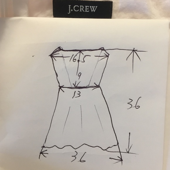 Jcrew strapless seersucker white dress - Picture 6 of 8